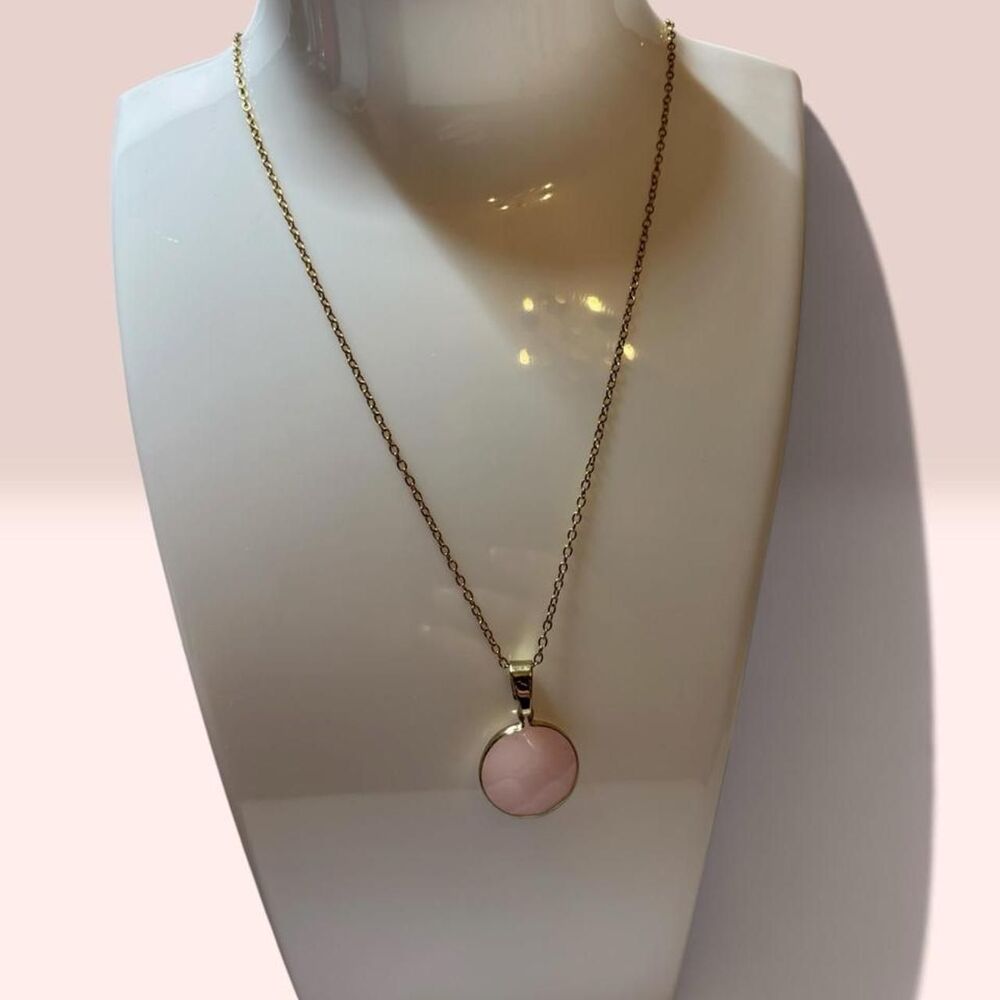 Pink-rose Women's Gold and Pink Jewellery - Picture 3 of 6
